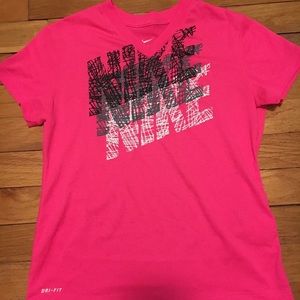 Pink Nike T-shirt